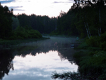 Midnight Summer, Misty River, Finland